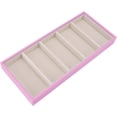 thumbnail image 1 of AVEKI Sunglasses Display Tray, 5 Grid Glasses Case, 5 Slot Sunglasses Holder Storage Box, Sunglasses Storage Organizer Holder for Multiple Pairs(Pink) B0508, 1 of 8