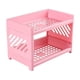 thumbnail image 2 of Organizador doble de plástico para estanterías de almacenamiento - Organizador de escritorio de 5 niveles para oficina, cocina, baño, papelería y cosméticos, blanco, 2 of 6