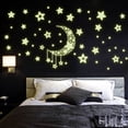 thumbnail image 3 of 2 pegatinas luminosas de luna y estrellas, fluorescentes, 3 of 5
