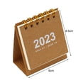 thumbnail image 6 of Limei Mini Portable Desk Calendars from Jul 2022 Dec 2023 Minimalist 2 36" x 3 35" Standing Desktop Calendar Mini Stand Up Flowers Calendar for Home Office & School, 6 of 7