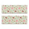 thumbnail image 2 of Retro Bench Cushion Set of 2, Retro Style Tea Cups Royal Themed British Tea Time Inspired Image Abstract Backdrop, Standard Size Foam Pad and Decorative Cover, Multicolor, by Ambesonne, 2 of 4
