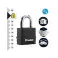 thumbnail image 2 of Master Lock Excell 4-digit Black Finish Combination 50mm Padlock, 2 of 6
