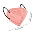 thumbnail image 3 of Kn95 Face Masks Disposable Face Masks for Adults Navy Blue Breathable Protective Disposable Masks Bulk 50 Pack, 3 of 7