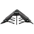 thumbnail image 3 of vidaXL Two Person Folding Sun Lounger Grey Steel, 3 of 5