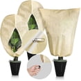 thumbnail image 1 of SM Adjustable Beige Plant Protective Cover - 200cm x 240cm - Winter-Proof & Reusable, 1 of 5