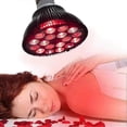thumbnail image 3 of Lámpara de terapia de luz roja, Wolezek 36w 18 LED, dispositivo de terapia de luz infrarroja, bombilla de luz roja combinada de 660 nm y 850 nm de infrarrojo cercano., 3 of 4