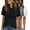 Black-White-Gray, variant on MOSHU 3 Pack T-Shirts for Women Short Sleeve Summer Womens Tops Casual Curved Hem Shirts Beach Outfits