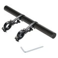 thumbnail image 4 of Rallonge de Guidon de Vélo 25cm Rallonge de Vélo Support Double Pinces Compteur de Vitesse Support, Carbone, 4 of 9
