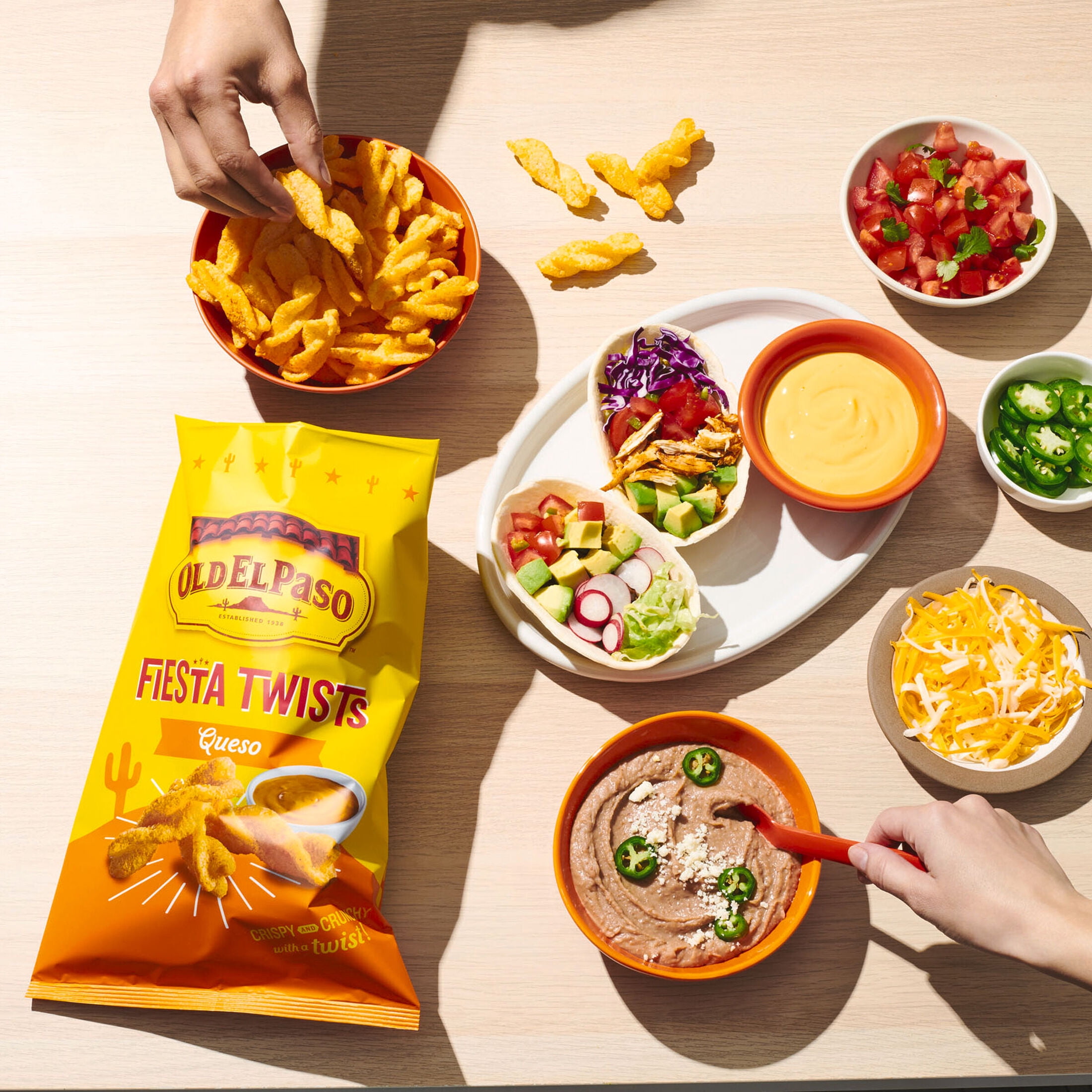 old el paso tortilla chips cheese