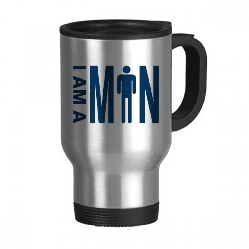 Status Status Gender Men Art Deco Fashion Travel Mug Flip