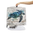 thumbnail image 7 of TSOVTHRID Sea Turtle Wood Print Stand Mixer Cover Paint Splatter Pattern Foldable Waterproof Dust Cover for Kitchen Mixer Reusable Kitchen Counter Mixer Parts & Accessories with 2 Pockets,S, 7 of 7