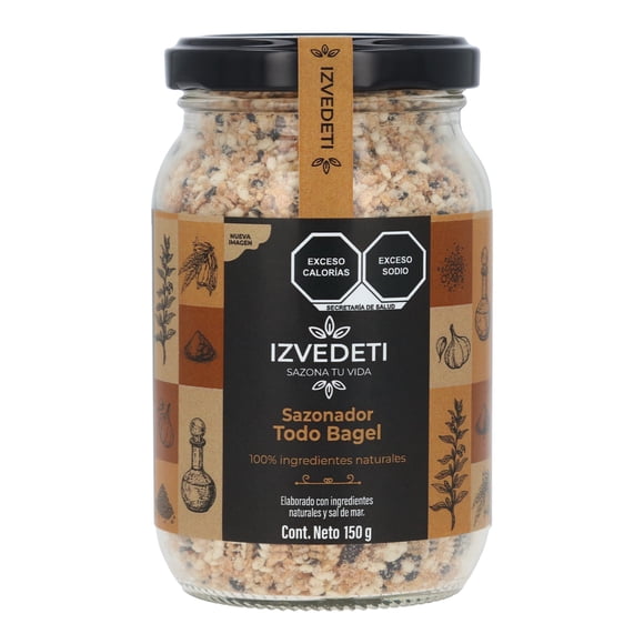 Sazonador Todo Bagel Izvedeti, 100% Natural 150g