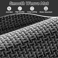 thumbnail image 3 of SIXHOME Kitchen Rugs 20"x32" Semicircular Kitchen Mat Non-Slip Twill Kitchen Floor Mats Washable Half Circle Small Throw Rug Black, 3 of 6