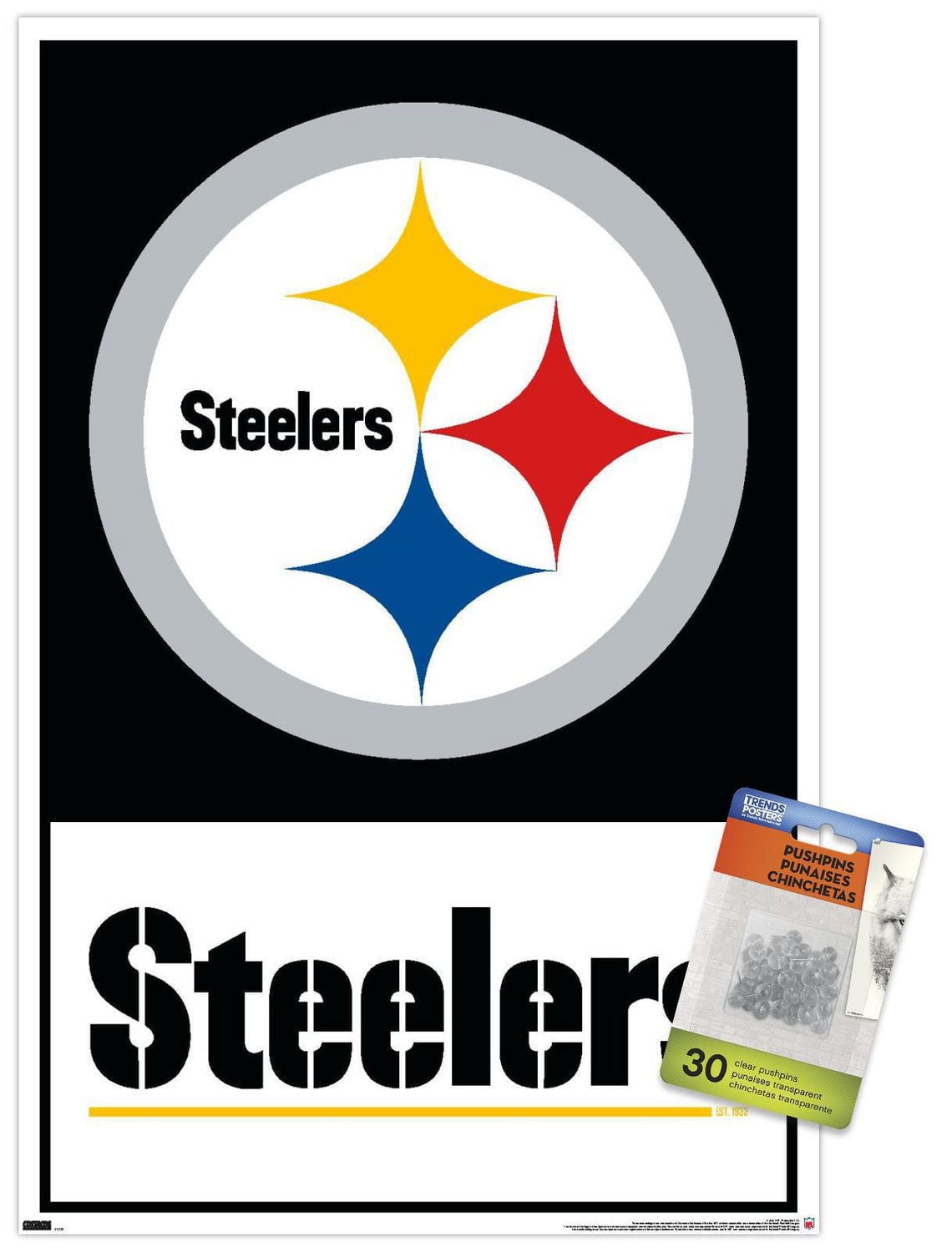 NFL Pittsburgh Steelers - Logo 21 Wall Poster