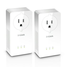 Tp Link Tl Pa40p Kit Av500 2 Port Powerline Adapter With Ac Pass Through Starter Kit Walmart Com Walmart Com