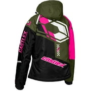 Castle X Code G5 Womens Snow Jacket Olive/Pink Glow LG