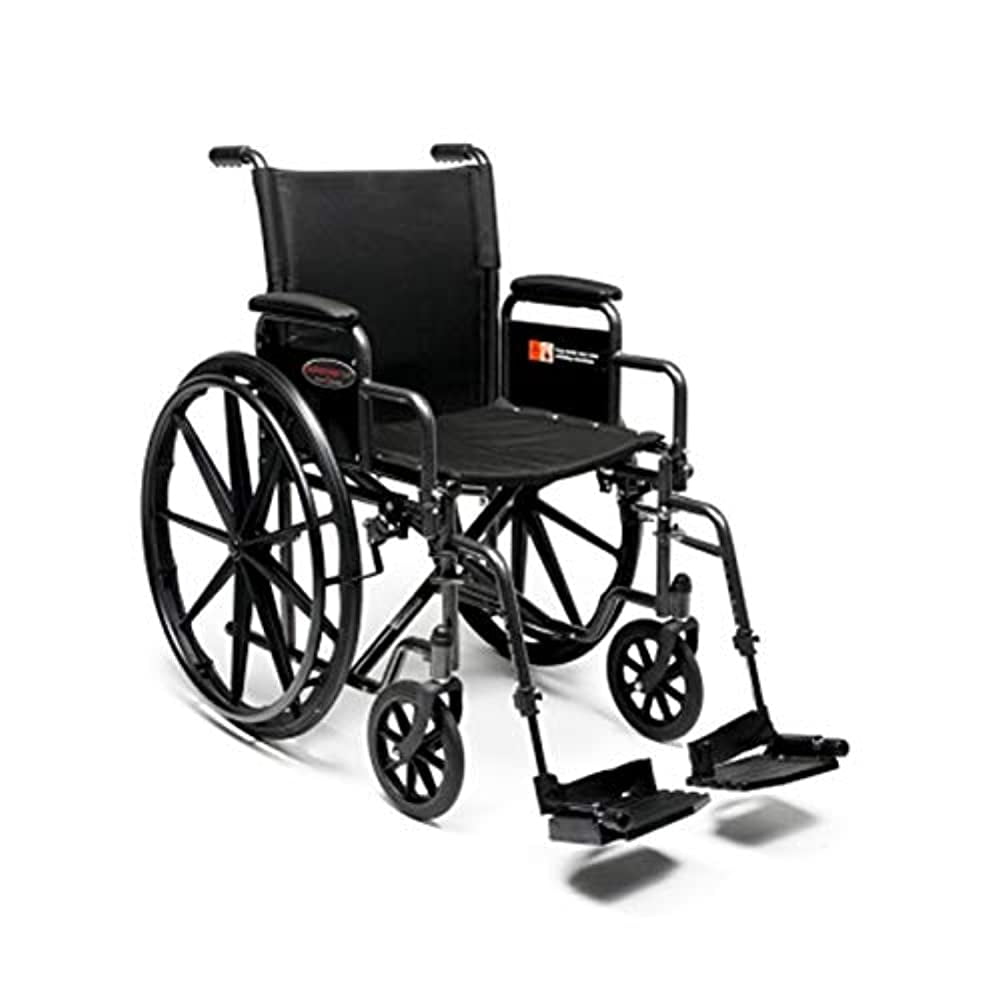 everest & jennings 3h010140 advantage wheelchair, detachable full arm
