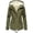 a-Army Green7782, variant on VNKIDY Women's Coat Autumn Winter Solid Color Plush Lined Hooded Parka Long Sleeve Zipper Thermal Practical Cozy Style Coat For Casual Daily Streetwear Activities Trendy Outerwear
