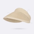thumbnail image 5 of jiaxiM Women'S Sun Hats Summer Travel Vacation Foldable Wide Brim Straw Clip on Stretch Beach Hat Outdoor UV Protection Cap, 5 of 6