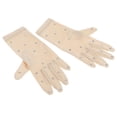 thumbnail image 4 of Baohd Elastic Girls Gloves with Rhinestones for Skating Competition Figure Ice XL, 4 of 6