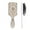 White-4, variant on Hair Brush Green Floral Cushion Base Hair Brushes Touch Paddle Rectangle Hairbrush