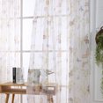 thumbnail image 2 of Butterfly Print Sheer Window Curtains Room Decor for Living Room Bedroom Kitchen, 2 of 8