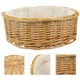 thumbnail image 3 of Cesta de mimbre de mimbre multifunción Cesta de bocadillo tejido Cesta de frutas portátiles Canasta de pan tejido, 3 of 4
