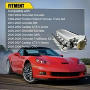 102mm Intake Manifold with Fuel Rails Throttle Body for Chevrolet Chevy GMC Pontiac LS LS1 LS2 LS6 (Silver)