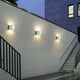 thumbnail image 5 of Aplique de pared LED de 12 W para interior y exterior, resistente al agua IP65, 960 lm, moderno aplique de aluminio, regulable, blanco frío de 6500 K [blanco], 5 of 5