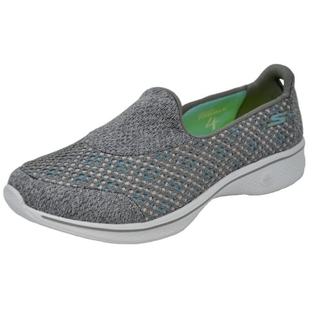 

Skechers Performance Women s Go Walk 4 Kindle Slip-On Walking Shoe Grey 9 W US