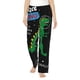 thumbnail image 1 of Balery Space Dino Cartoon Black Pantalones de pijama para mujer, pijamas ultraligeros, pantalones de estar por casa-3X-Large, 1 of 6