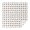 White Hyena Pattern, variant on White Highland Cow Daisy Flower Pattern Square Tablecloth,Waterproof Square Table Cover,Wipeable Spillproof Washable Table Cover for Home Kitchen Party Decor 42"X42"(107x107cm)