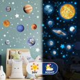 thumbnail image 3 of 780pcs Nine Planets Solar System Wall Stickers - Kids Room Decor,Blue, 3 of 3