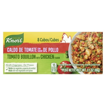 Knorr Tomato with Chicken Flavor Bouillon Cubes, 3.1 oz 8 Pack