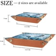 thumbnail image 4 of Jewelry Dish Trinket Tray Home Decor Wedding Gift for Her Small Ring Holder Sea Turtle Fish Underwater Flag, 16x16cm, 4 of 6
