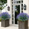 thumbnail image 3 of Scidweet 20 Bundles Artificial Lavender Plants Outdoors, Fake Flowers Faux Plant Spring Summer Decoration for Home Garden, Purple, 3 of 6
