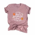 thumbnail image 2 of AOOCHASLIY Thanksgiving Day Women Tops Women's Casual Thanksgiving Print Pullover Short Sleeve T-Shirt Tops Shirt, 2 of 5