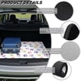 thumbnail image 6 of COEQINE Universal Cargo Liner for Cars SUVs, Scratch-proof Trunk Protection Cute Back Cargo Mat Vehicle Interior Accessories, 29 x 39 Inches, Colorful Paw Star Dots, 6 of 7