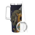 thumbnail image 2 of Yiaed Scooby-Doo Imprimé 40oz Contenant Isotherme Double Paroi en Acier Inoxydable Tasse de Voyage Café Isolée sous Vide avec Poignée Aventure Réutilisable, 2 of 8