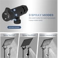 thumbnail image 2 of Shower Head ” High Pressure Rain/Hand Shower Combo with ” Extension Arm Function Hand Shower LeakProof Shower Head with Holder/Shower Hose Height/Angle Adjustable(” Chrome Pla, 2 of 6