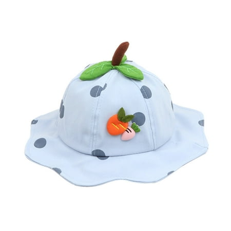

Odeerbi Clearance Bucket Hats For Boys Girls Sun Hat Baby Soft Cotton Sunhat Eaves Baseball Cap Beret