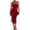 A Wine, variant on Cocktail Dresses for Women Sleeveless Square Neck Ruched Bodycon Midi Dress, Backless Spaghetti Strap Side Split Party Dress for Cocktail, Date Night & Club Wine,S