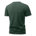 thumbnail image 7 of KPOPLK Men's Shirts Short Sleeve Quick Dry Lightweight T-Shirt Men Big and Tall Running Moisture Wicking Top Dark Green 8XL, 7 of 7