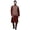 Maroon, variant on Atasi Traditional Mens Dupion Silk Kurta Pajama Set With Nehru Jacket Men Wear