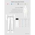 thumbnail image 6 of Ma Croix Mens Premium Wrinkle Resistant Soft Cotton Blended Slim Fit Jogger Pants with Elastic Waistband Sweatpants, 6 of 6