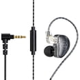 thumbnail image 3 of Auriculares con cable en el oído con cable Auriculares de sonido envolvente Auriculares de reducción de ruido Llamada de voz con micrófono Earbudos Suministros para computadoras Negro kenally EL022392-02B, 3 of 7