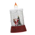 thumbnail image 3 of Vela navideña Perfecl vela decorativa lentejuelas llenas de agua sin llama LED 8 cm x 14,5 cm, 3 of 8