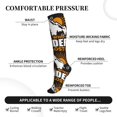 thumbnail image 2 of Sikiie Not All Who Wander Are Lost4 1 Pairs Compression Socks for Men and Women 15-20 mmHg Running Support Socks, 2 of 7
