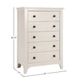 thumbnail image 2 of Westwood Design Taylor 5-Drawer Chest Sea Shell, 2 of 2