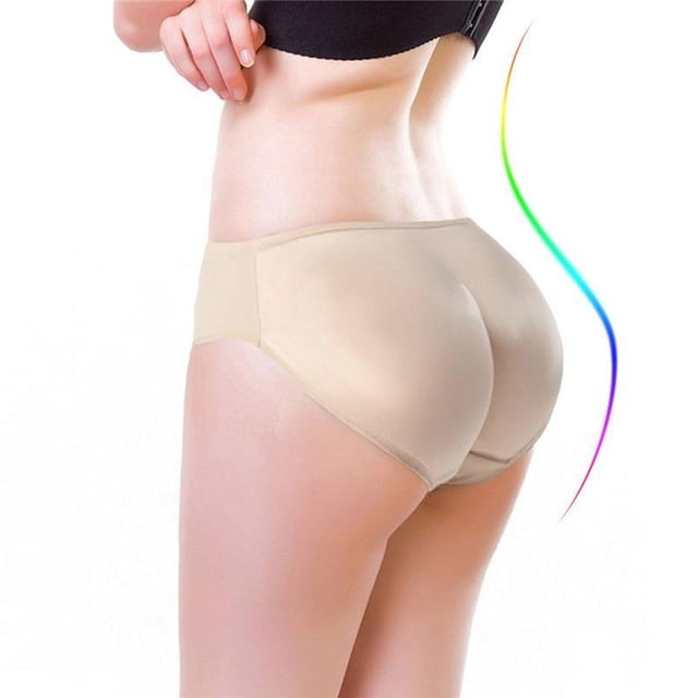 Culottes Douces pour Femmes Sans Coutures Rembourrées Rehausse-Fesses Lingerie Culottes Échancrées sous-Vêtements Culottes Strings